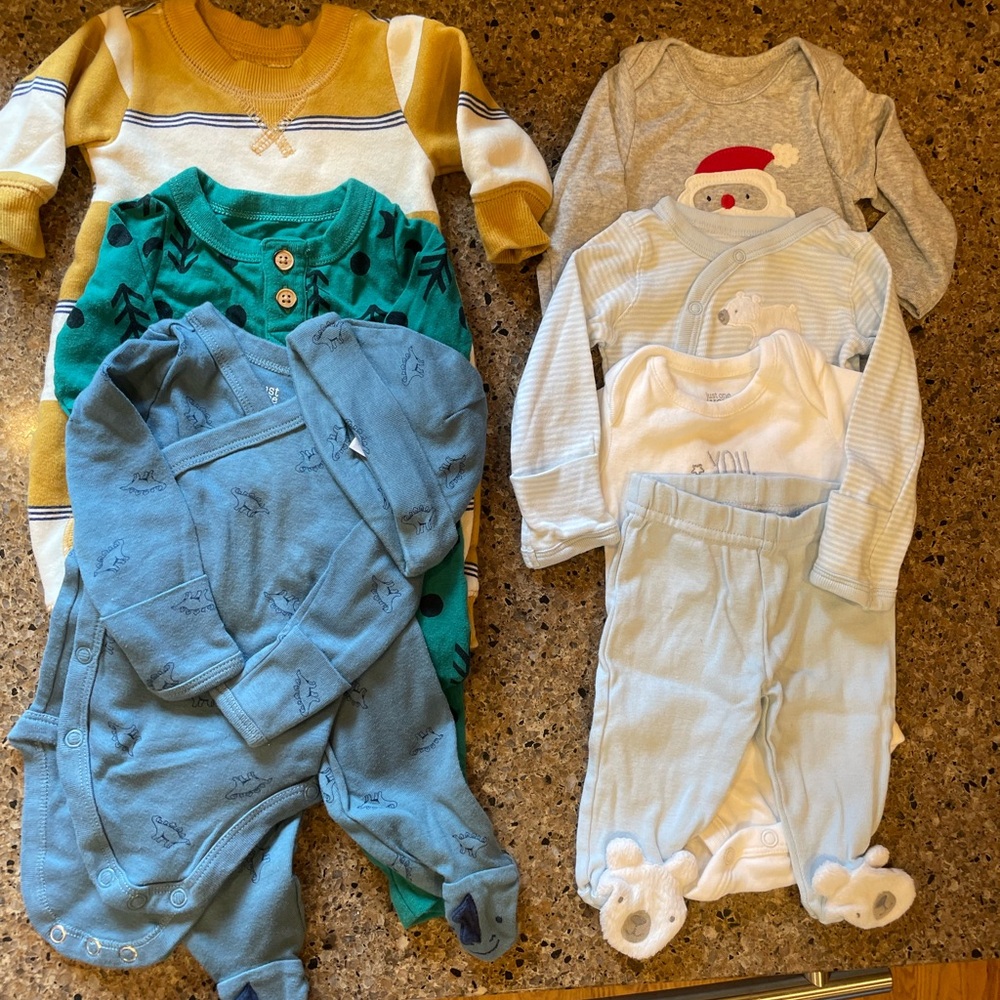 Carter's Yellow and White Baby Outfit